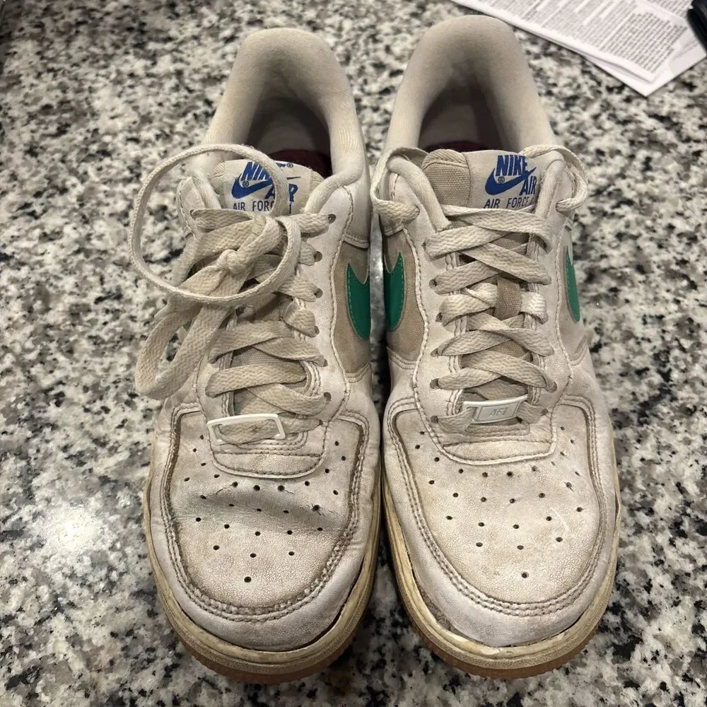 Nike Women Size 8 Air Force 1 White Stadium Green Game Royal DD8959-110